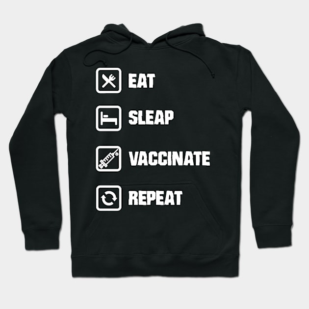 Eat Sleep Hoodie by WkDesign